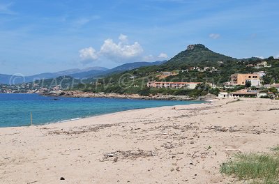 Spiaggia a Calcatoggio in Corsica