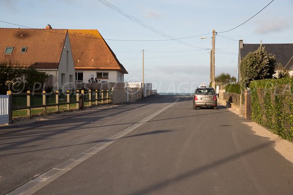 Caline street in Bernières sur Mer