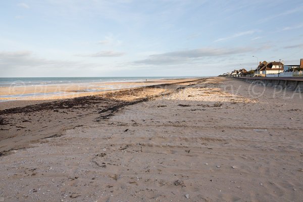 Photo de la plage de la Caline à Bernières sur Mer