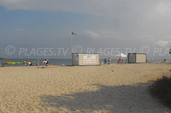 Poste de secours de la plage de Calzarellu - Prunelli