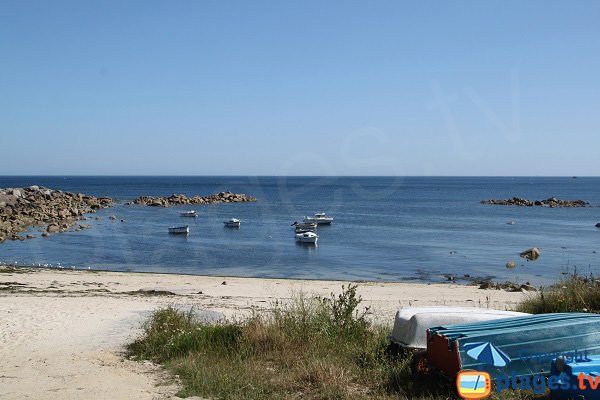 Plage de Cam Louis à Plouescat