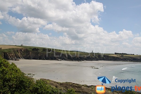 Photo de la plage de Cameros à Saint-Nic - Bretagne