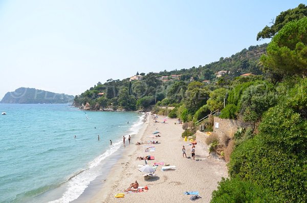 Photo de la plage du Canadel à Rayol-Canadel