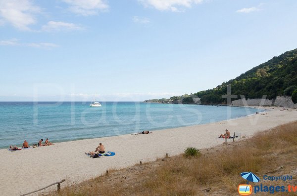 Spiaggia Canella nel sud della Corsica