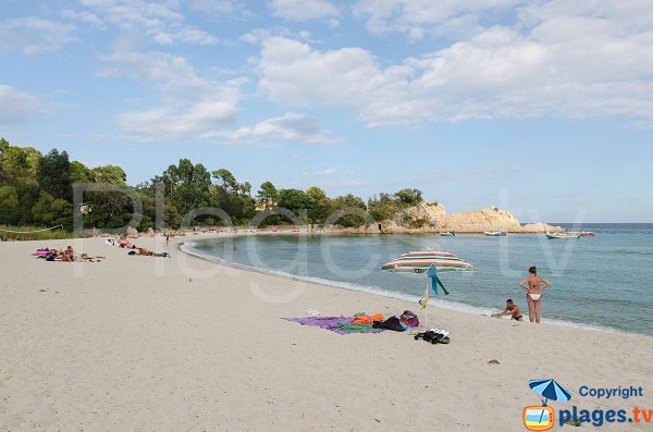 Beach and rocks of Canella - Solenzara