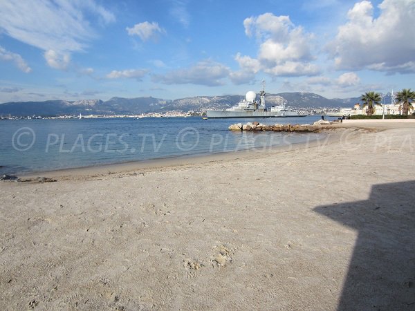 Plage du Canon à Saint Mandrier