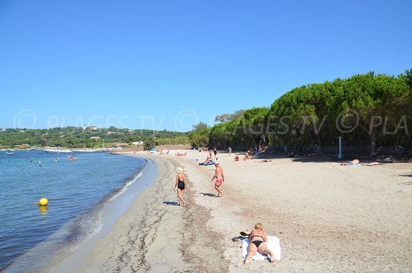 Photo de la plage des Canoubiers à St Tropez