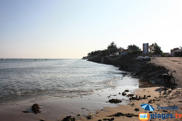 Parte settentrionale della spiaggia di Cantine - Noirmoutier