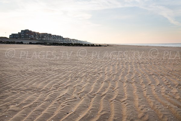 seafront of Cabourg from the beach