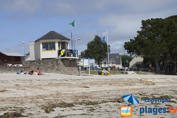 Poste de secours de la plage du Cap Coz - Fouesnant