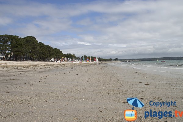 Photo de la plage du Cap Coz à Fouesnant - Bretagne