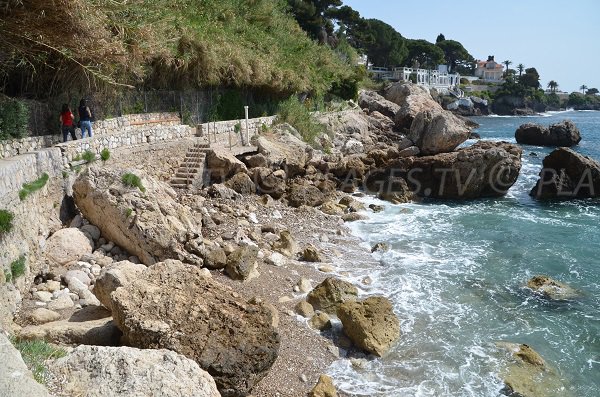 Spiaggia del Cap Fleuri a Cap d'Ail