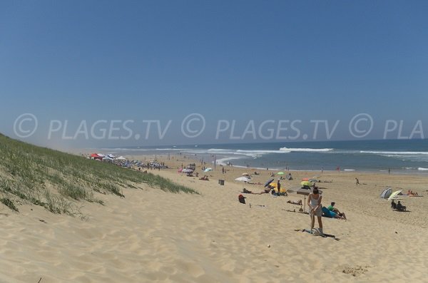 Plage de Lit et Mixe dans les Landes