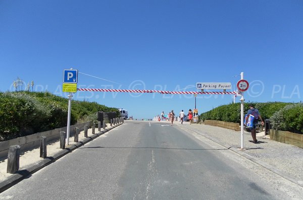 Parcheggio vicino alla spiaggia di Cap de l'Homy