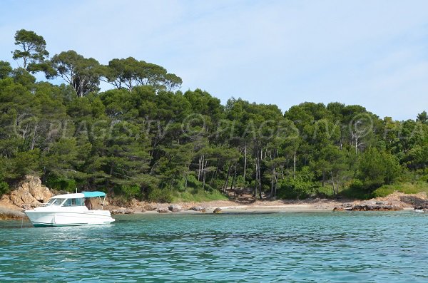 Plage du Cap Léoube à Bormes les Mimosas