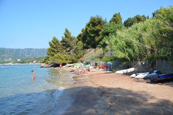 Cape Negre beach in Lavandou - second area