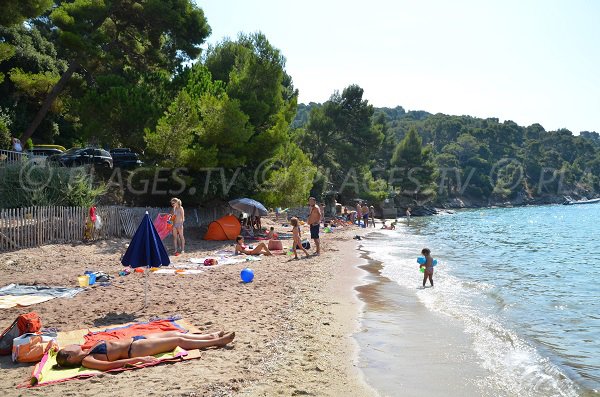 Cape Negre beach nearly Cavaliere beach - Lavandou