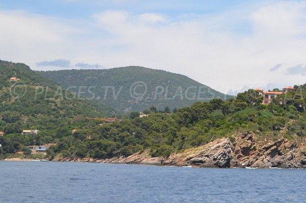 Cape Nègre beach in Lavandou in France