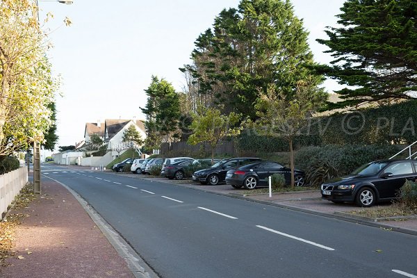 Parking de la plage du Cap Romain