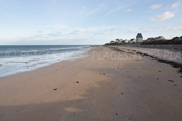 Photo de la plage du Cap Romain à Bernières sur Mer