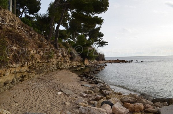 Sand beach at the end of Cap Rousset