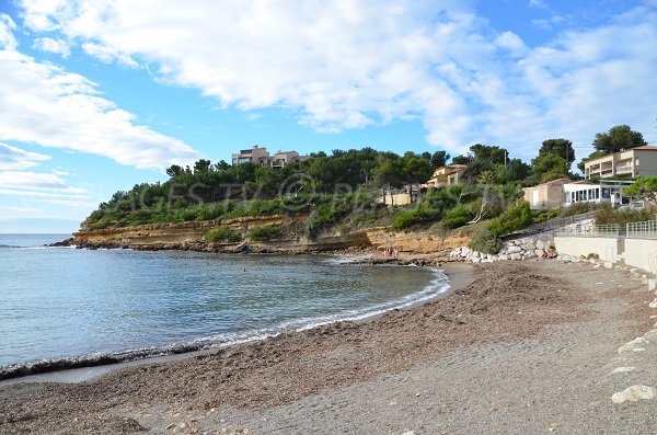 Foto della spiaggia del Cap Rousset a Carry le Rouet - Francia