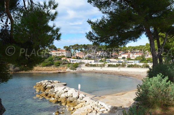 Cap Rousset beach in Carry le Rouet in France