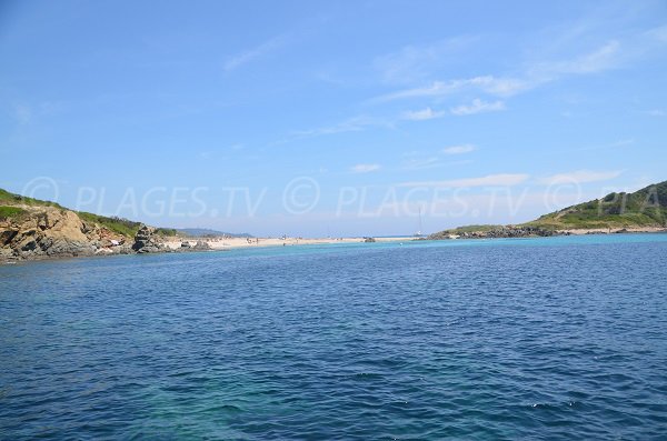 Strand auf dem Küstenweg in Ramatuelle