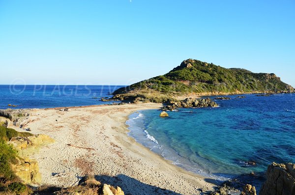 Photo de la plage du Cap Taillat en arrivant de la plage de la Briande de La Croix Valmer