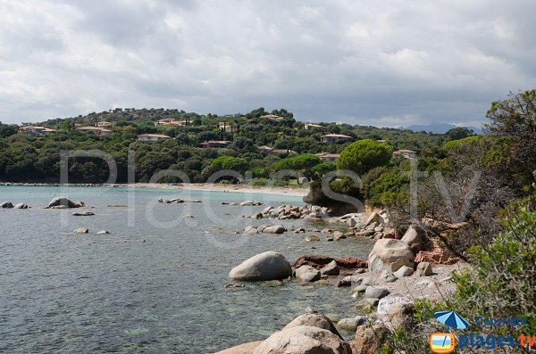 Capicciola beach in Cirindinu - Corsica