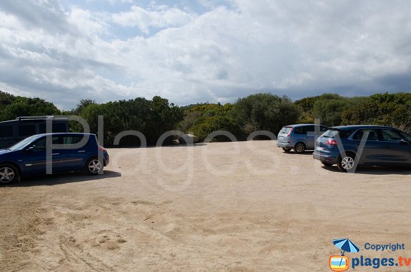 Parking of Capicciola beach
