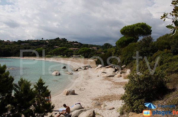 Foto della spiaggia di Capicciola a Sainte Lucie de Porto-Vecchio - Corsica