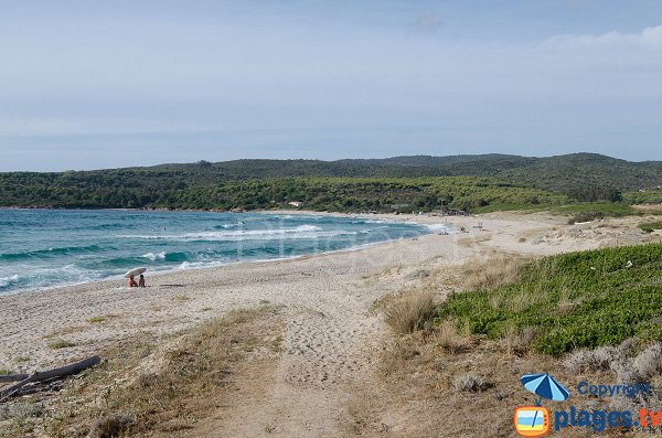 Zone naturiste de la plage du Capo di Feno