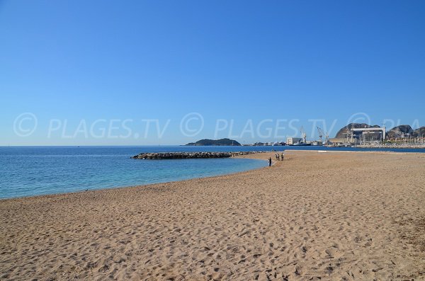 Capucins beach in La Ciotat