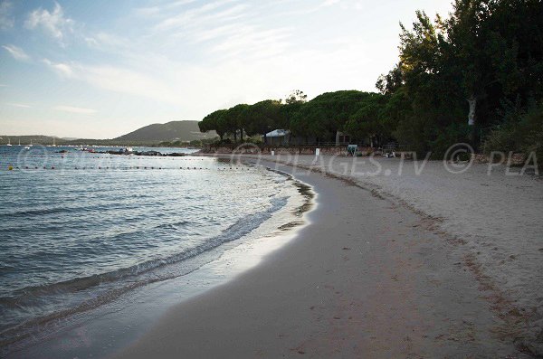 Plage dans le golfe de Pinarello - Caramontinu