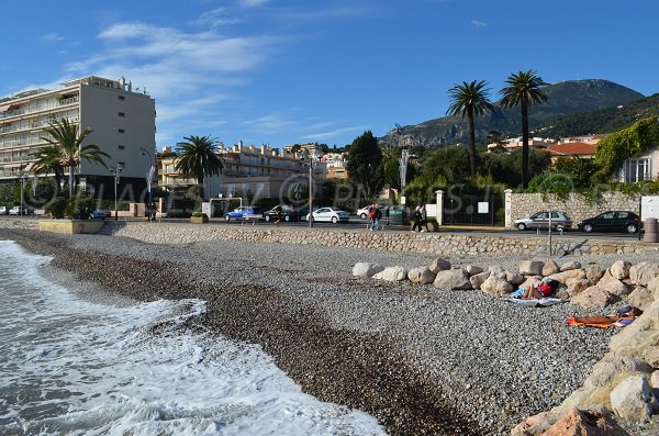 Handicap accessible beach in Roquebrune Cap Martin