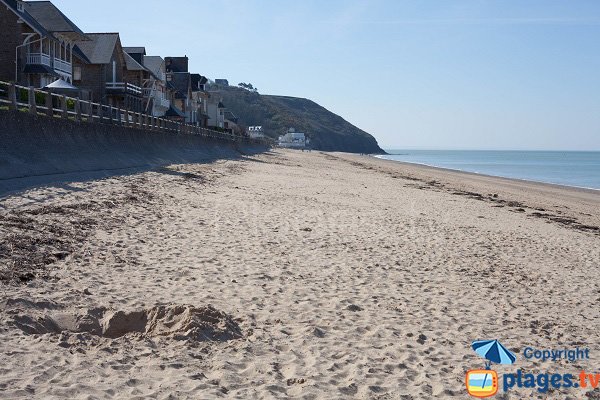 Photo of Carolles beach in Normandy in France