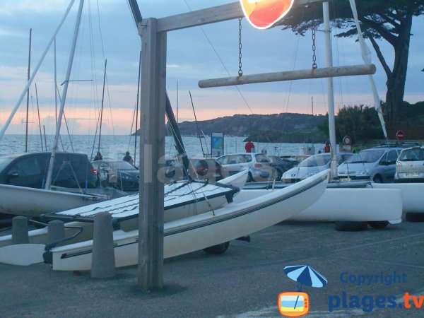 Parking of Erquy beach