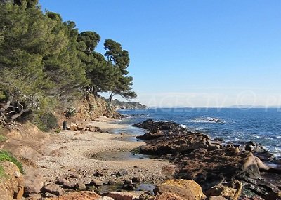 Spiaggia di Carqueiranne in Francia