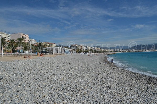 Plage de Carras à Nice