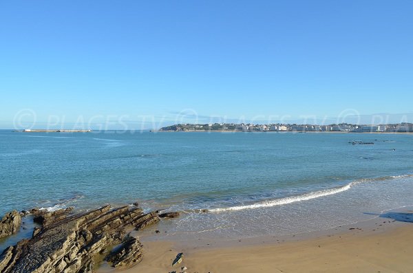 Foto della spiaggia del Carré a Socoa in Francia