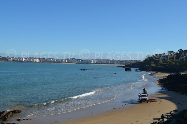 Spiaggia del Carré a Ciboure Socoa in Francia