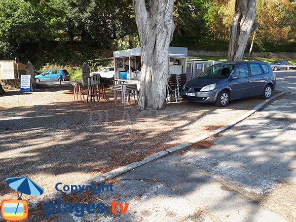 Buvette sur la plage d'Arradon