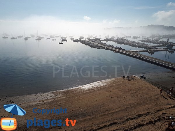 Photo de la plage de la Carrière à Arradon - Morbihan