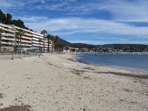 Spiaggia di Casino a Bandol in inverno