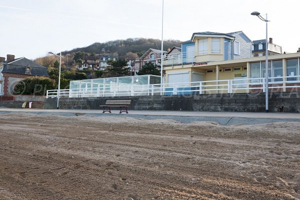 Lifeguard station of Casino beach in Houlgate