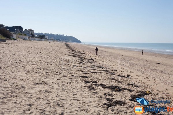 Casino beach in Jullouville - France