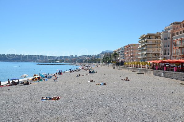 Spiaggia continua dopo il Casinò - Mentone