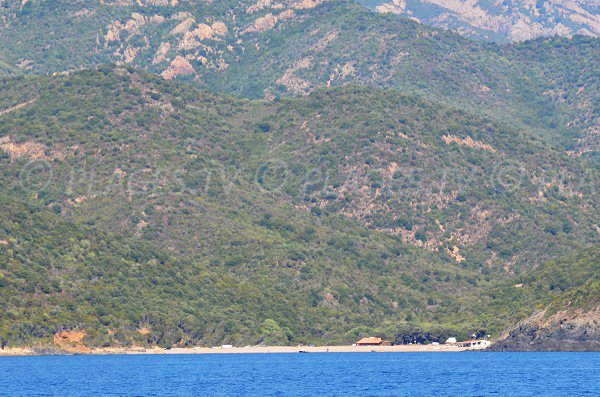 Photo de la plage de Caspiu en Corse