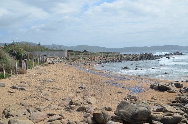 Cove in Corsica near the Tower of Castagna